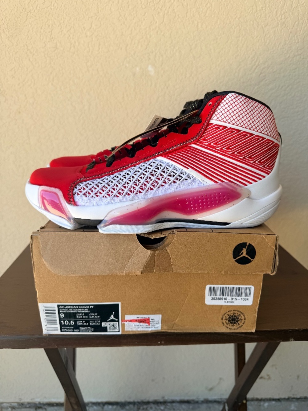 Air Jordan 38 Celebration PF Size 9